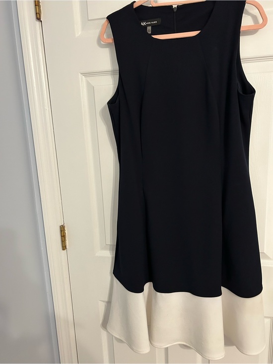 Anne Klein Dresses & Skirts - Anne Klein Black and White Midi A-Line Dress
